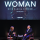 Vice founder Shane Smith in conversation with Gloria Steinem.....Image: Getty